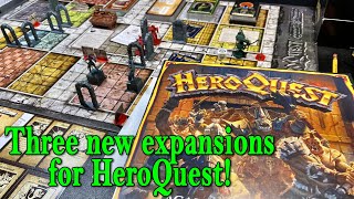 Three new expansions for HeroQuest! (Against the Ogre Horde, and others)