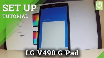 How to Set Up LG V490 G Pad 8.0 LTE - Configuration of LG G Pad