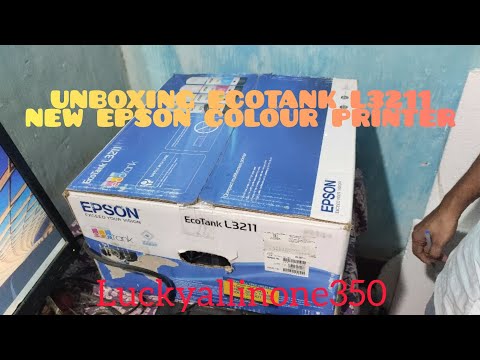 Unboxing EPSON ECOTANK L3211 Printer#epson#printer#digital#trending@luckyallinone350