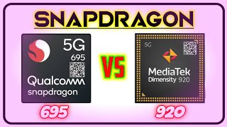 Snapdragon 695 Vs Dimensity 920 | Qualcomm Vs MediaTek 5G comparison