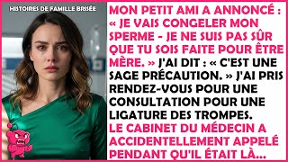 Mon petit ami a dit que je ne serais pas une bonne mère — alors il a congelé son sperme.