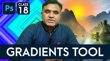 Gradient Tool | Adobe Photoshop for Beginners | Adobe Photoshop 2023 Urdu/Hindi