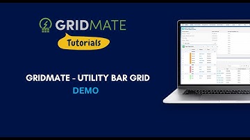 GridMate - Utility Bar Grid Demo