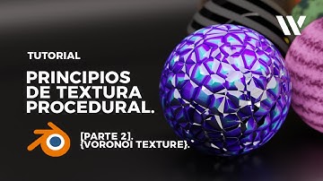 TEXTURA PROCEDURAL con VORONOI TEXTURE - BLENDER 2022