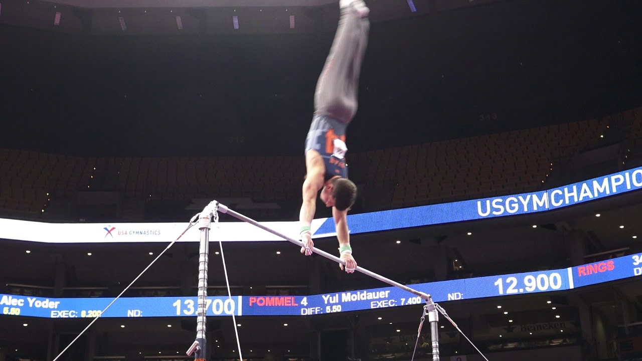 Alex Diab - High Bar - 2018 U.S. Gymnastics Championships - Senior Men ...