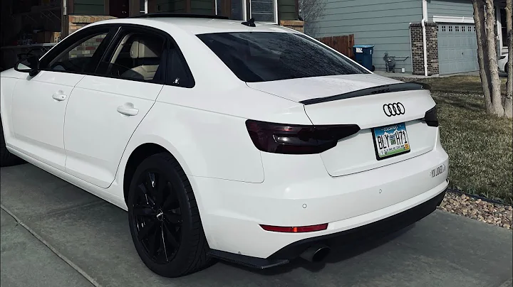 Audi A4 B9 2017 Exhaust Cold Start, Revs, and Drive By.