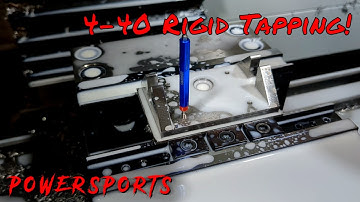 CNC Machining: Rigid Tapping 4-40 In Stainless (Tormach 1100MX)