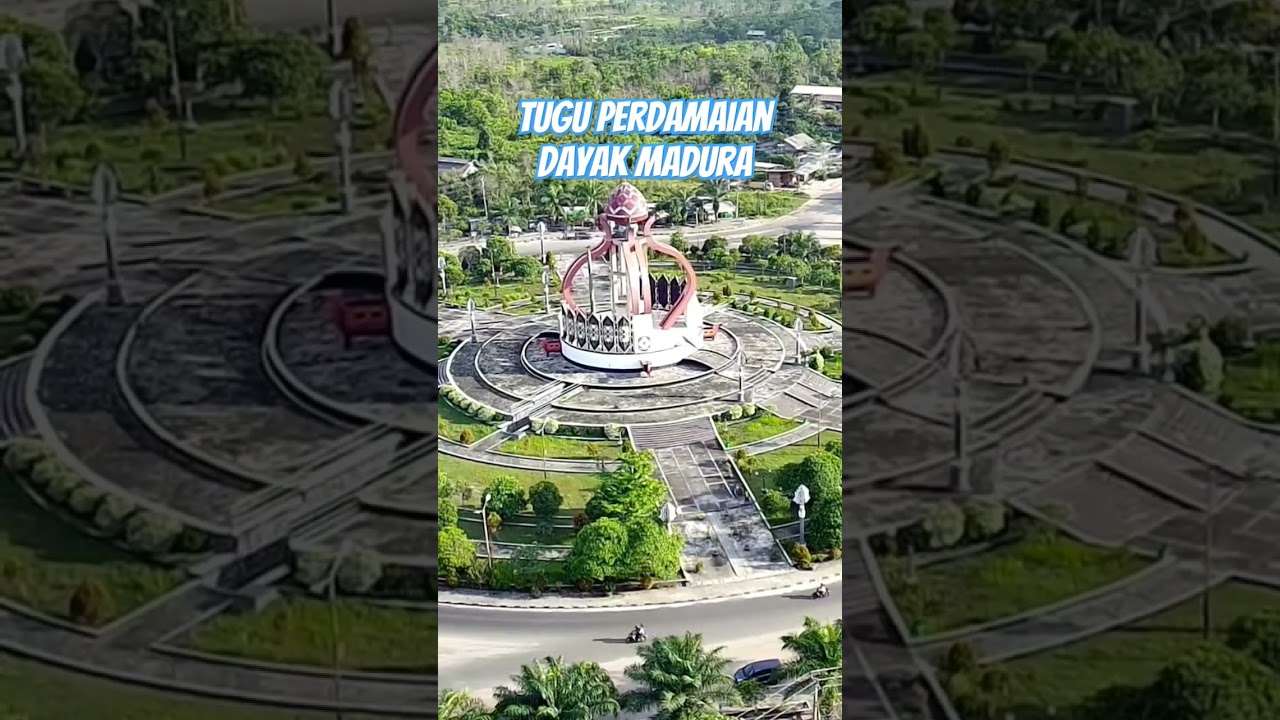 Tugu Perdamaian Konflik Dayak-Madura di Sampit Kalimantan 