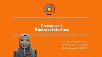 Java PBO Abstract Interface Koding dan UML