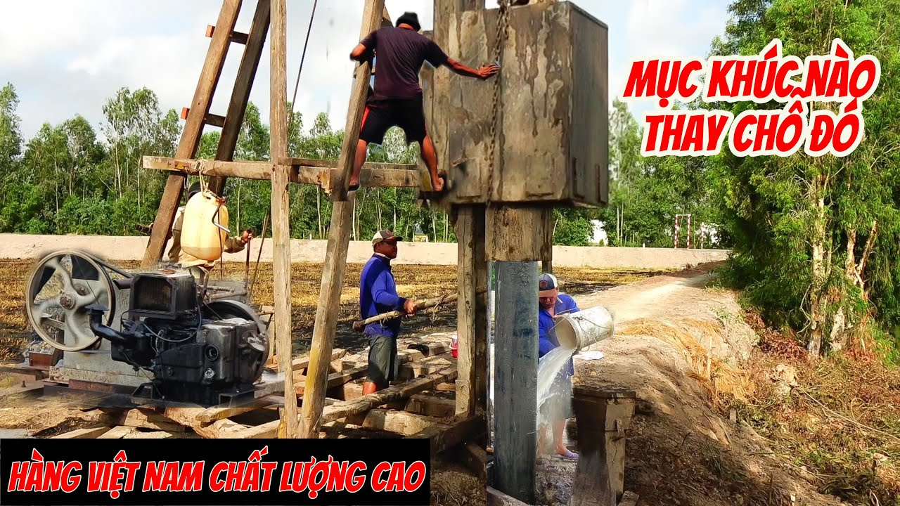 Quá Nể Ông Nào Lại Nghĩ Ra Cách Đống Cừ Độc Lạ Này-Không Ai Dám Đứng Gần Khi Đang Hoạt Động