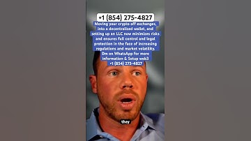 Set up your LLC and Web3 wallet to protect your crypto assets .#xrp #bitcoin #crypto #xrpcommunity