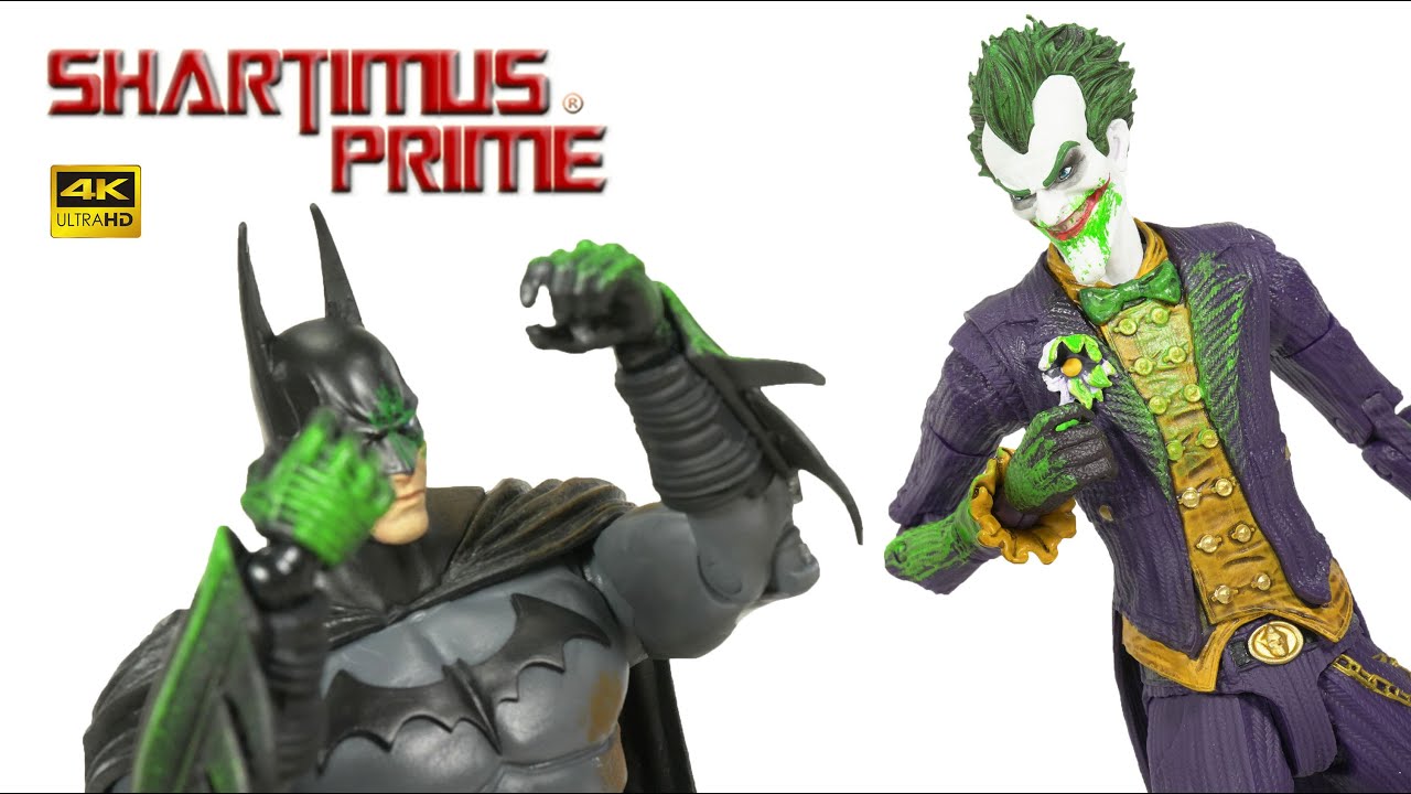DC Multiverse Batman & Joker Arkham Asylum Venom 2-Pack Walmart McFarlane Toys 4K Figure Review