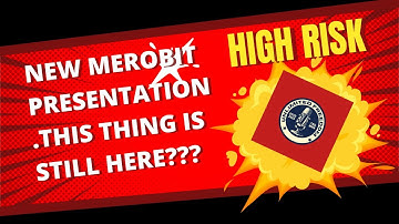 MEROBIT! 5% PER DAY HYIP just released a new PRESENTATION DECK. Let