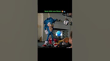 Sonic With new Shoes 💀😱 | sonic the hedgehog | #sonic #edit #shorts