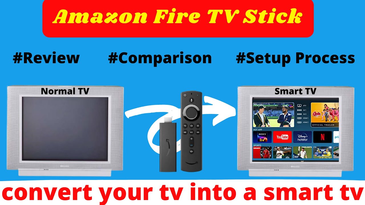 Amazon Fire TV Stick 2021 unboxing & Review Convert CRT TV to Smart