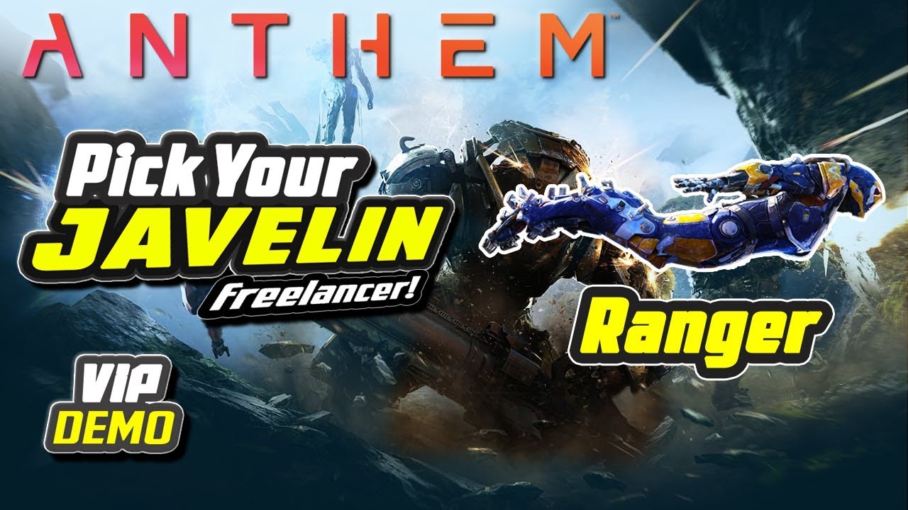 Anthem Vip Demo : CLASS Ranger Customization and Weapon Change footage ...