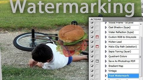 Photoshop - Batch Watermark