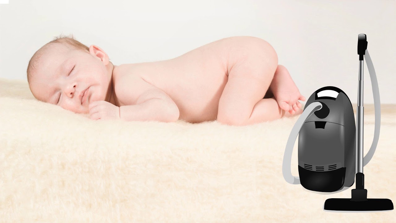 Zvuk usisavača za smirivanje i uspavljivanje bebe. Bela buka protiv