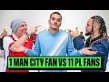 1 Man City Fan Vs 11 Premier League Fans Boxed In