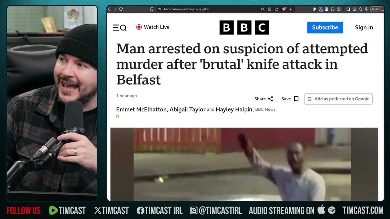MASSIVE UK Protest After Belfast Terror | Tim Pool
