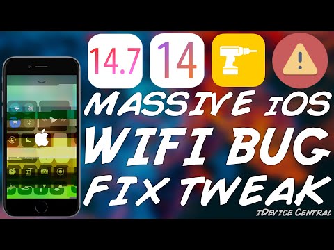 Install This Tweak RIGHT NOW! MASSIVE iOS 14.0 – 14.7 WiFi Bug Fix (iOS 13 – 14.7) including A12+