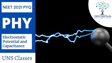 NEET 2021 Two charged spherical conductors of radii R1 and R2 are connected by a wire. The ratio of