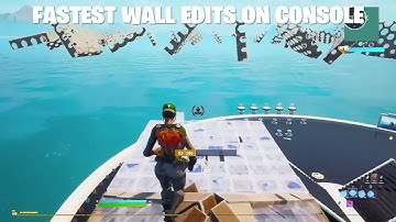 Fastest wall and single tile edits on kbm console