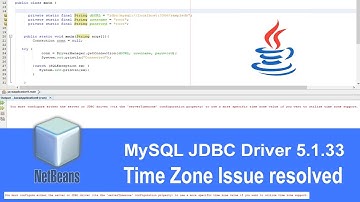 MySQL JDBC Driver 5.1.33 - Time Zone Issue resolved