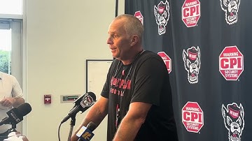 NC State HC Dave Doeren Speaks at Training Camp