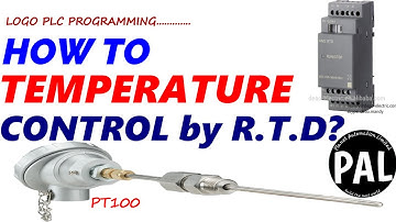 #temperature #rtd #tc TEMPERATURE CONTROL BY RTD in LOGO PLC PROGRAMMING