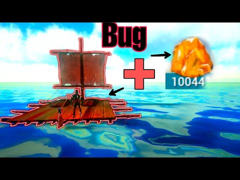 [Ark Mobile] Hướng Dẫn Bug Amber Bằng Thuyền Đơn Giản 10k Amber 1 Ngày