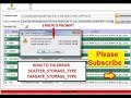 SCATTER STORAGE TYPE error, TARGET STORAGE TYPE