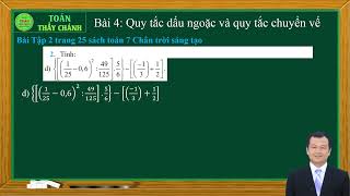 714BT2 Tính giá trị các biểu thức Bài tập 2 trang 25 #toanthaychanh