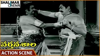Nartanasala Movie Svr & Rajagopal Superb Action Scene Ntr, Savitri Shalimarcinema