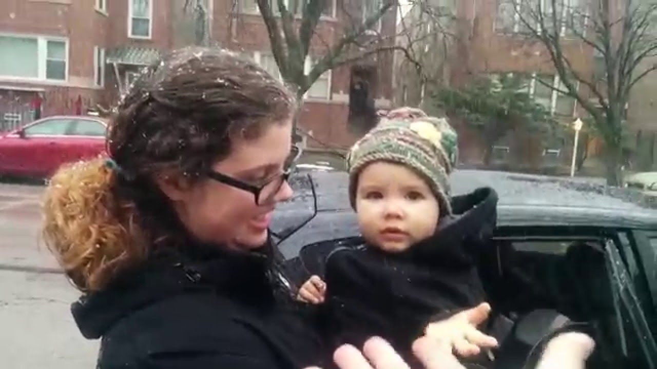 First Snow in Chicago 2016 YouTube