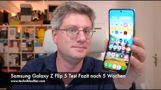 Samsung Galaxy Z Flip 5 Test Fazit nach 5 Wochen