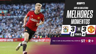 Manchester United PASSA SUFOCO, mas vence Coventry nos pênaltis e vai à final da Copa da Inglaterra