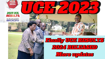 About the Actual release of UCE results 2023 UNEB