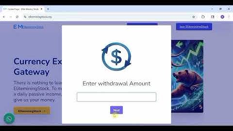 EliteminingStock withdrawal update how you can withdraw from the platform 