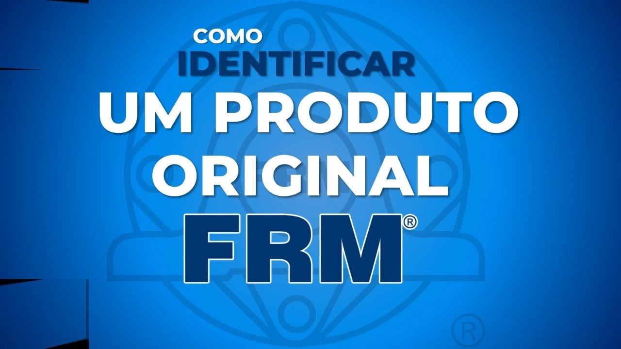 Cómo identificar un producto FRM genuino