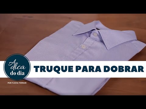 COMO DOBRAR CAMISAS