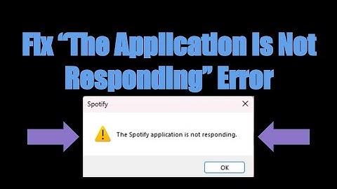 How to fix "This application is not responding" error on Windows