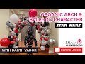 Balloon Arch Star Wars themed | Organic Balloon Arch | DIY Balloon arch