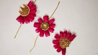 Making Bridal Jadai Billai With Rose Petals