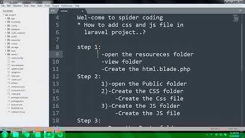How to create css and js file add in laravel framework