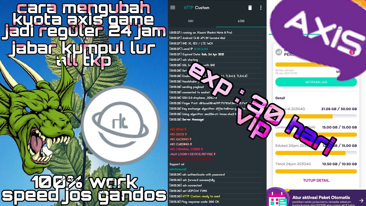 Gaspol BaruUpdate Lagi 12Cara Merubah Kuota Axis game Menjadi Reguler