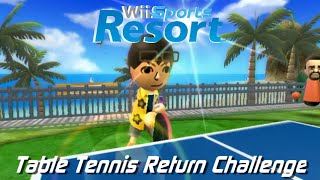Wii Sports Resort - Table Tennis Return Challenge All Stamps