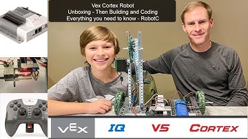 Vex Cortex Robot - Unboxing, Building, and How to Code the robot.