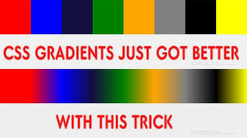 CSS Gradients Just Got Better With This Trick | CSS Trick