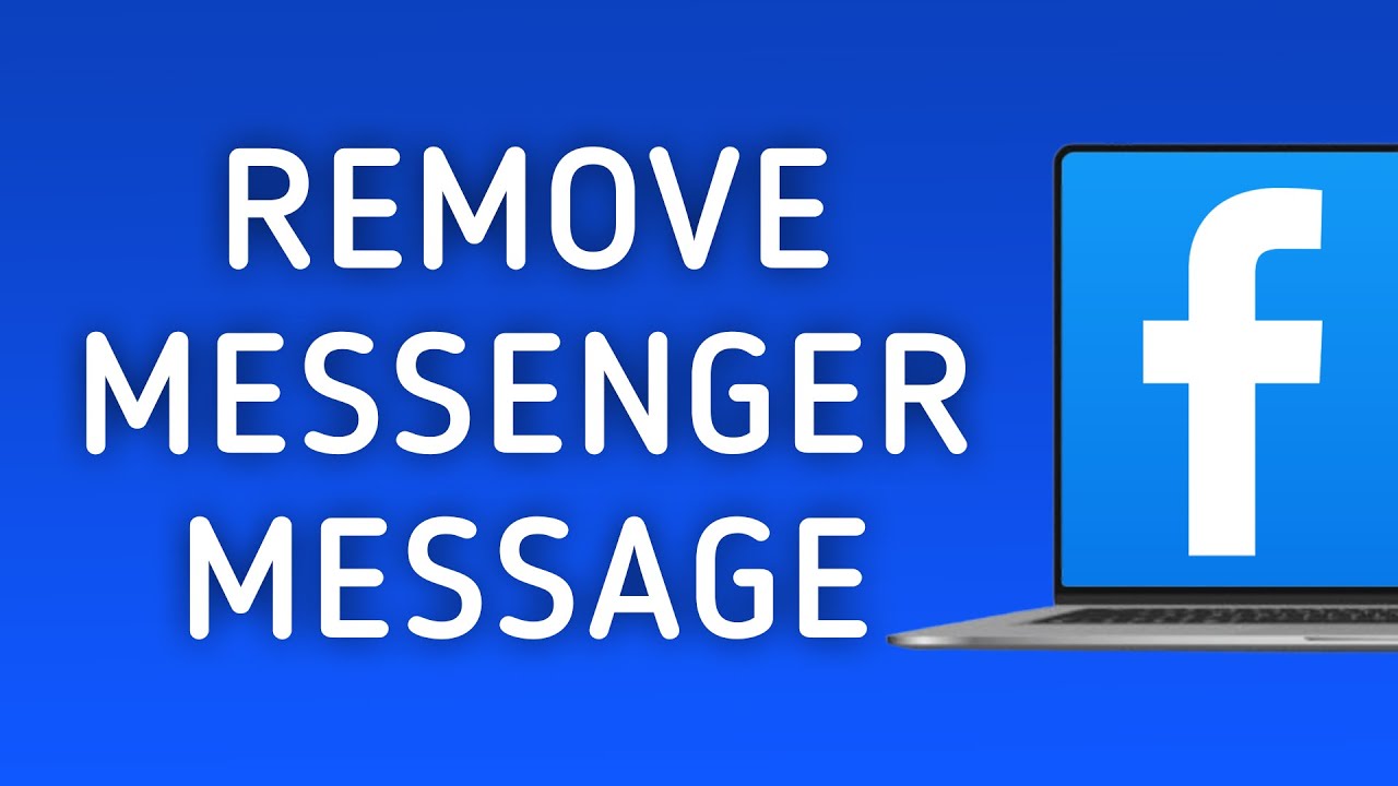 how-to-remove-message-from-messenger-chat-in-facebook-on-pc-youtube